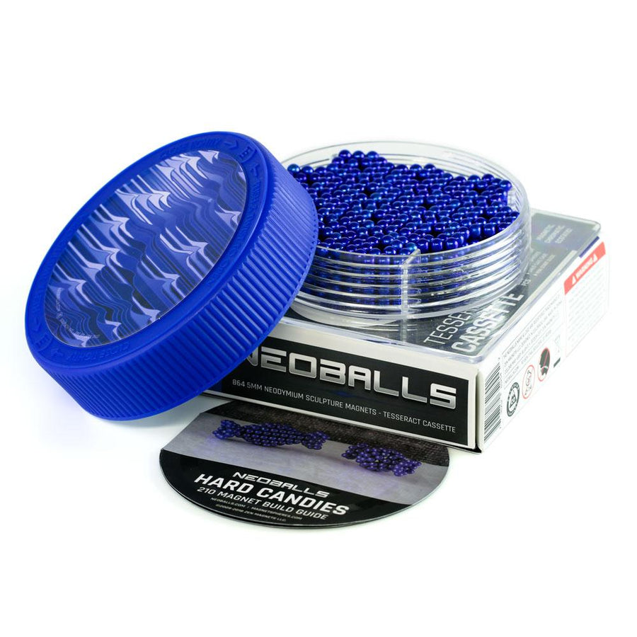 Tesseract Cassette: 864 Blue Neoballs Tesseract Cassette: 864 Blue Neoballs