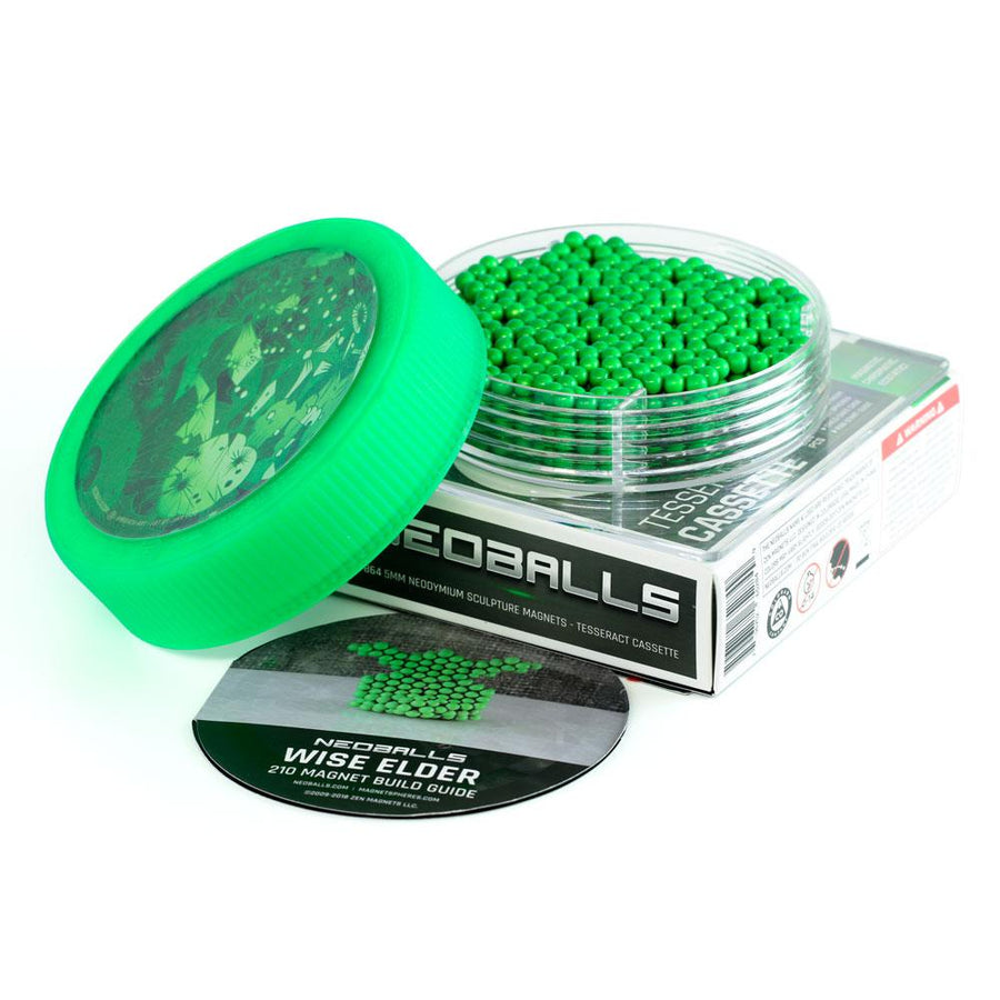 Tesseract Cassette: 864 Glow-in-the-Dark Neoballs Tesseract Cassette: 864 Glow-in-the-Dark Neoballs