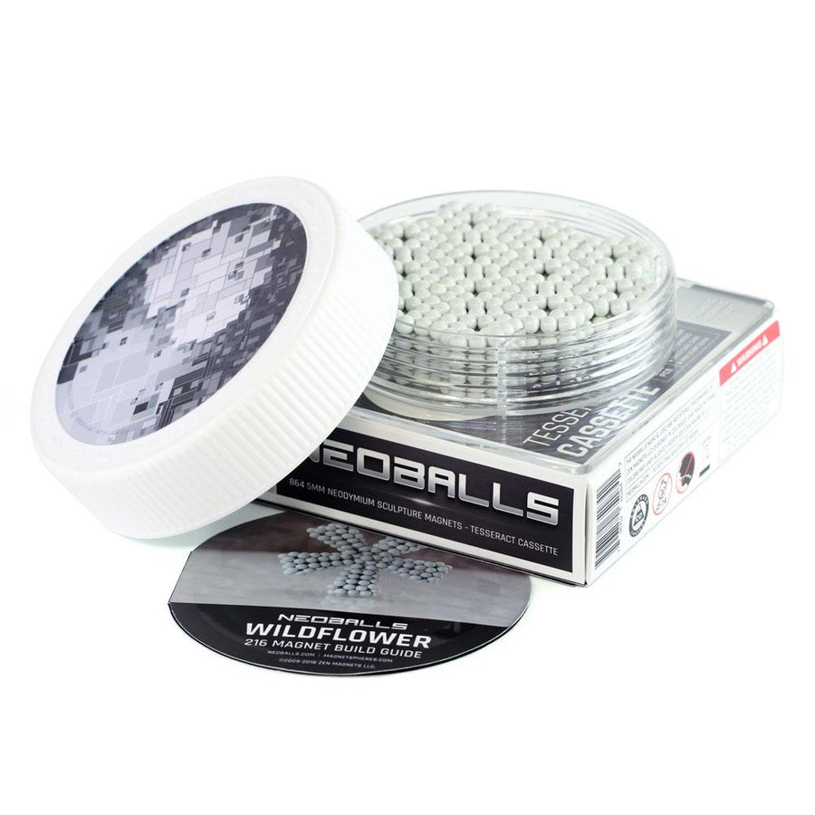 Tesseract Cassette: 864 White Neoballs Tesseract Cassette: 864 White Neoballs