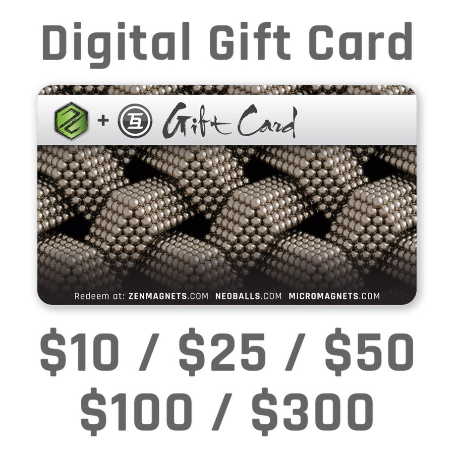 Zen Magnets & Neoballs Gift Card Zen Magnets & Neoballs Gift Card