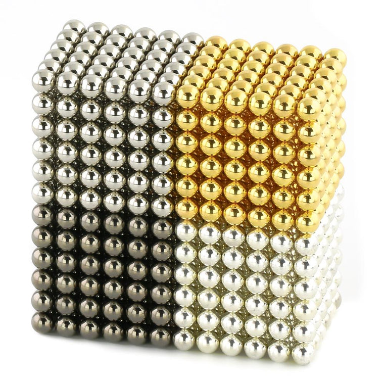 Tesseract Cassette: 864 Multimetal Neoballs 5mm Magnetic Balls