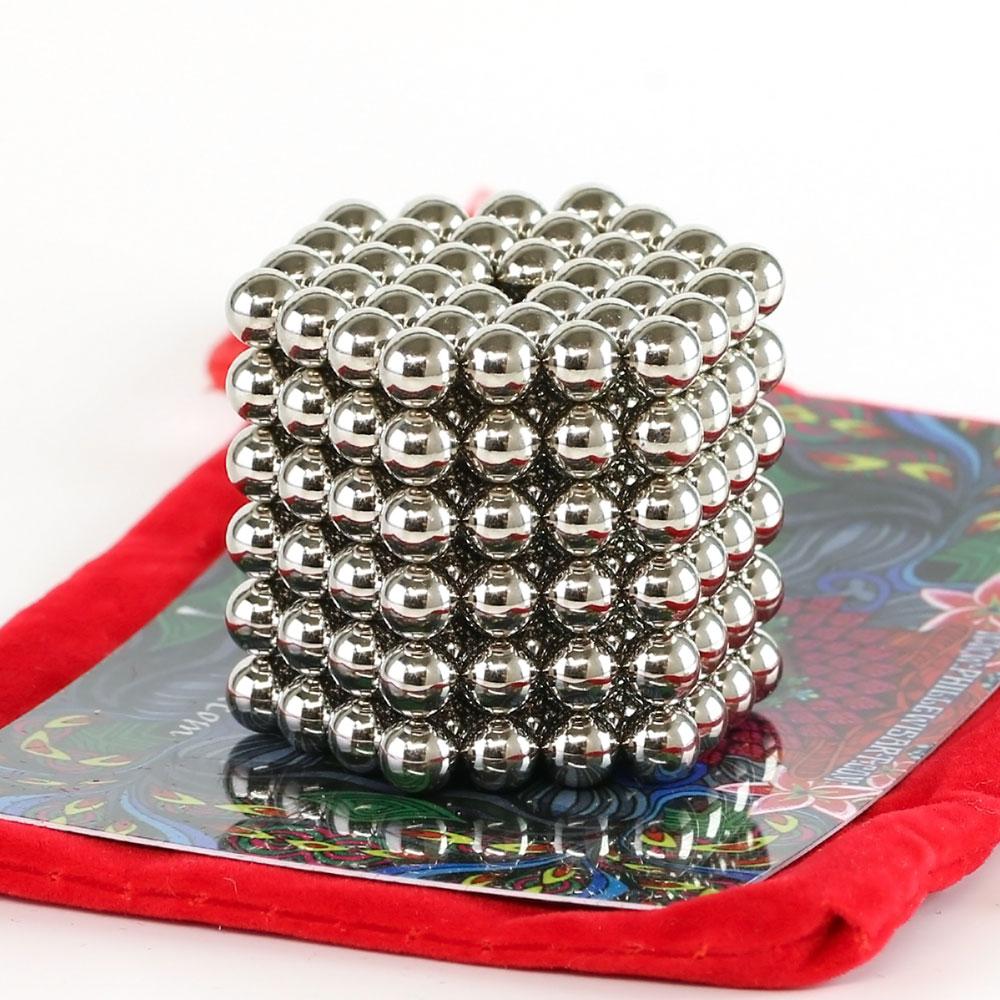 18 Hex: White Neoballs 5mm Magnetic Balls