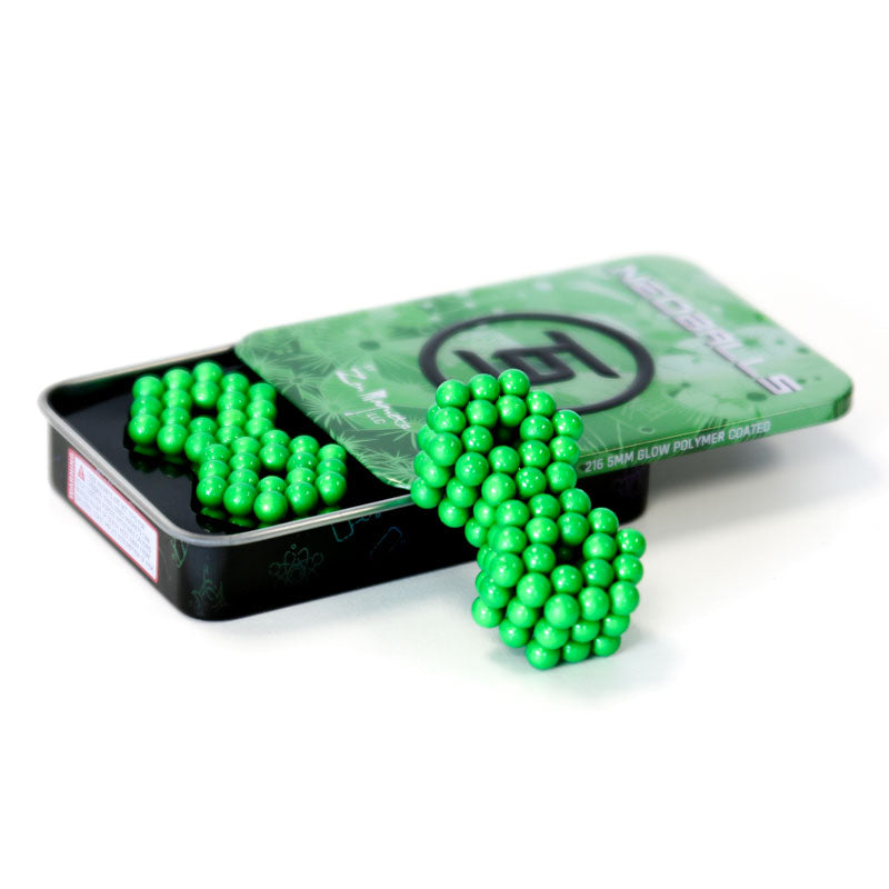 5mm Neoballs Glow-in-the-Dark Set: Zen Magnets Balls 216 Magnetic by | Marketplace Neoballs
