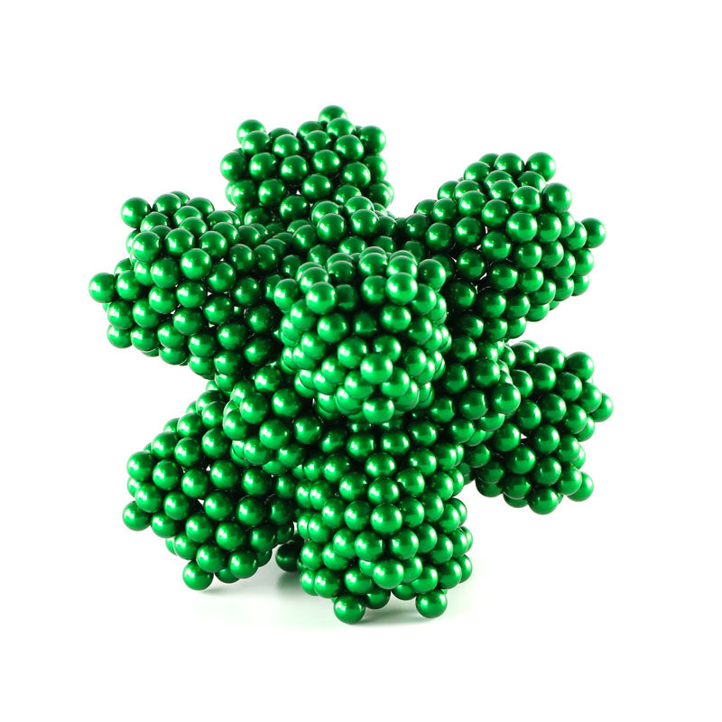 Tesseract Cassette: 864 Green Neoballs 5mm Magnetic Balls | Neoballs ...