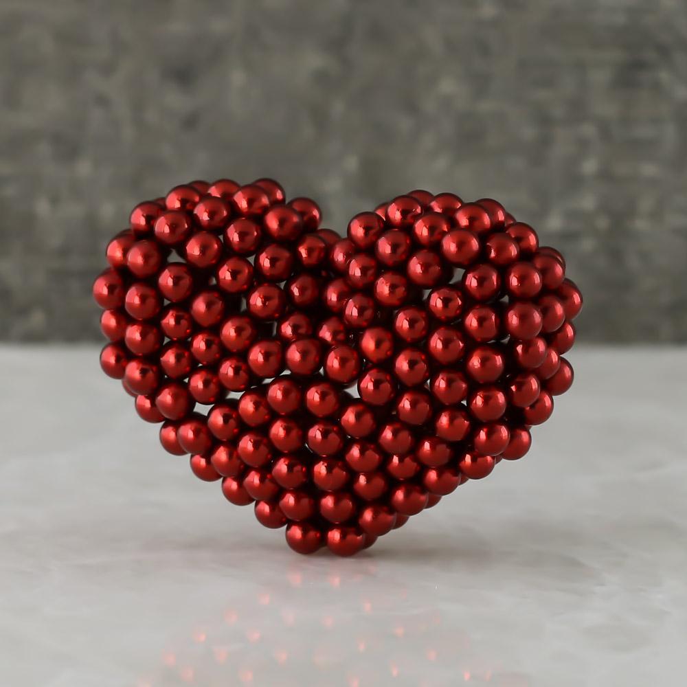216pcs Dia 5mm Red Magnetic Balls Buckyballs Nanodots - MPCO Magnets