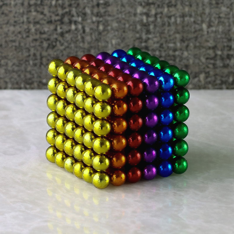 Rainbow Magnet Science Kit Set - Magnetic Hematite Balls - 27 Balls (20mm)  and Case - Item #5855